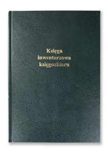 Księga inwentarzowa księgozbioru (twarda oprawa, 100k.)