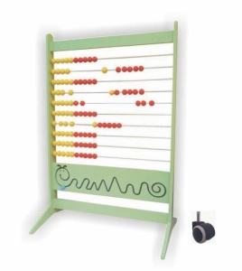 Liczydło składane ze ścianką manipulacyjną jezdne