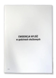 Ewidencja wyjść w godzinach służbowych 