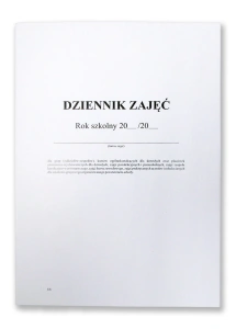  Dziennik zajęć dodatkowych i kursów (I/6)