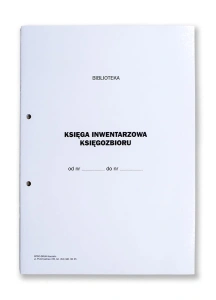 Księga inwentarzowa księgozbioru (karton)