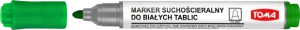 Marker do tablic suchościeralnych zielony - 10 szt./kpl 