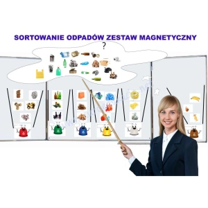 Sortowanie odpadów i taśma czasowa magnetyczna