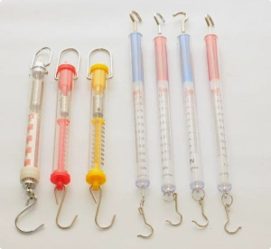 Dynamometr, Siłomierz - zestaw 7 szt.