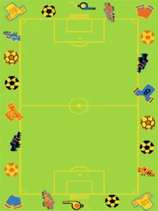 Dywan Weliro Boisko - Zielony