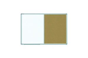 Tablica Combi 2- częściowa (suchościeralno-magnetyczna i korkowa) 90x60