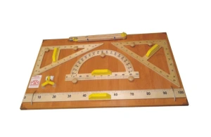 Tablica z przyrządami klasycznymi pozioma