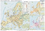Unia Europejska - ścienna mapa gospodarcza 160x120