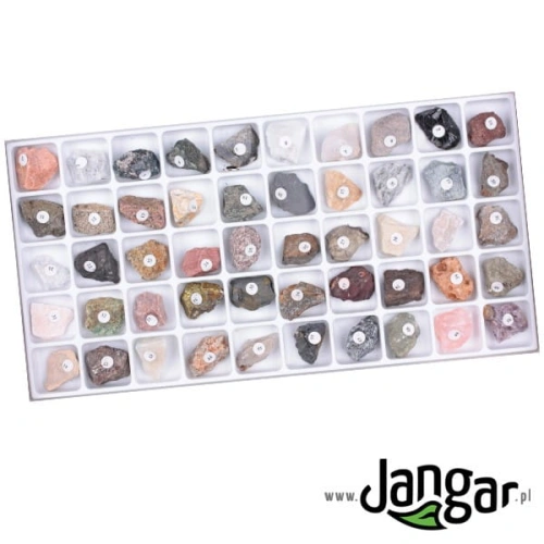 Zestaw klasowy skał i minerałów