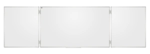 Tablica szkolna Tryptyk biała gładka 170x100 /340x100
