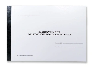 Szkolny rejestr druków ścisłego zarachowania