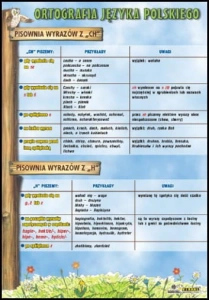 Zestaw plansz dydaktycznych "Ortografia"