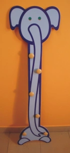 Wieszak przedszkolny słoń