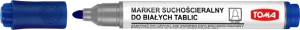 Marker do tablic suchościeralnych niebieski - 10 szt./kpl 