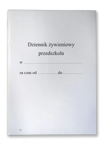 Dziennik żywieniowy przedszkola