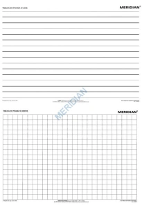 DUO Tablica do pisania w linię / kratkę - dwustronna ścienna plansza dydaktyczna 140x100