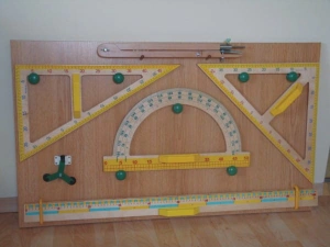 Tablica z przyrządami pozioma