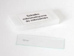 Szkiełko podstawowe mikrometryczne 0,01 mm