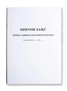 Dziennik zajęć zespołu korekcyjno-wyrównawczego