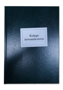 Księga inwentarzowa księgozbioru (twarda oprawa, 200k.)