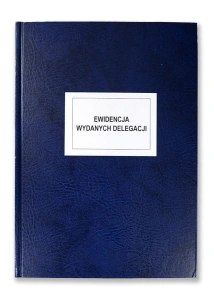 Ewidencja wydanych delegacji